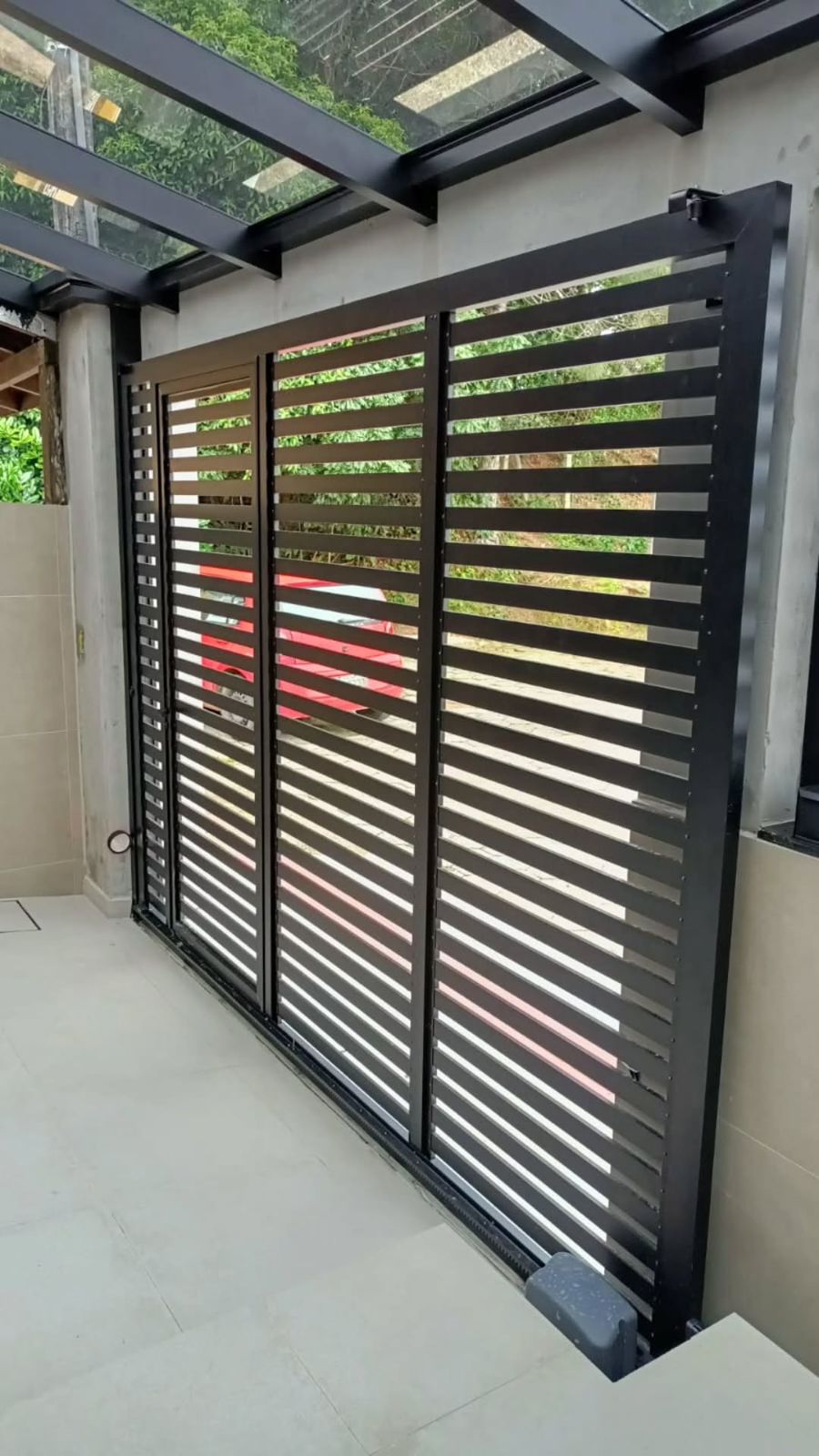 Portões em alumínio